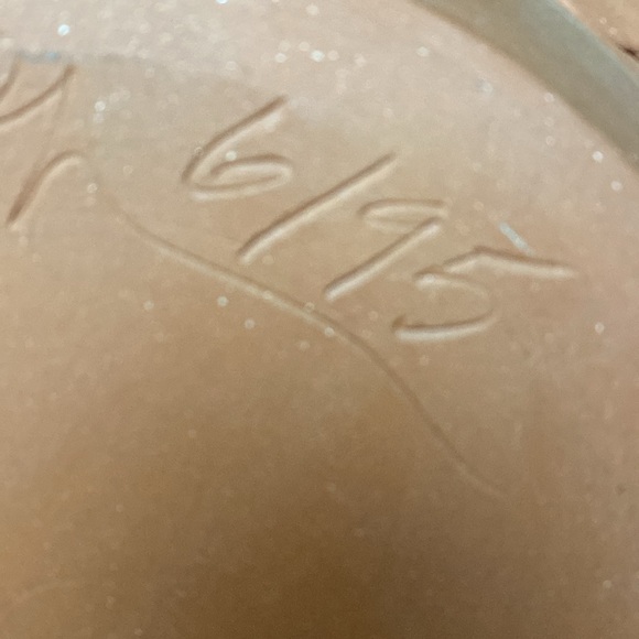 D'Arcy Margesson Signed Terracotta Pottery Hand thrown 1995 Deep Dish - Picture 6 of 16